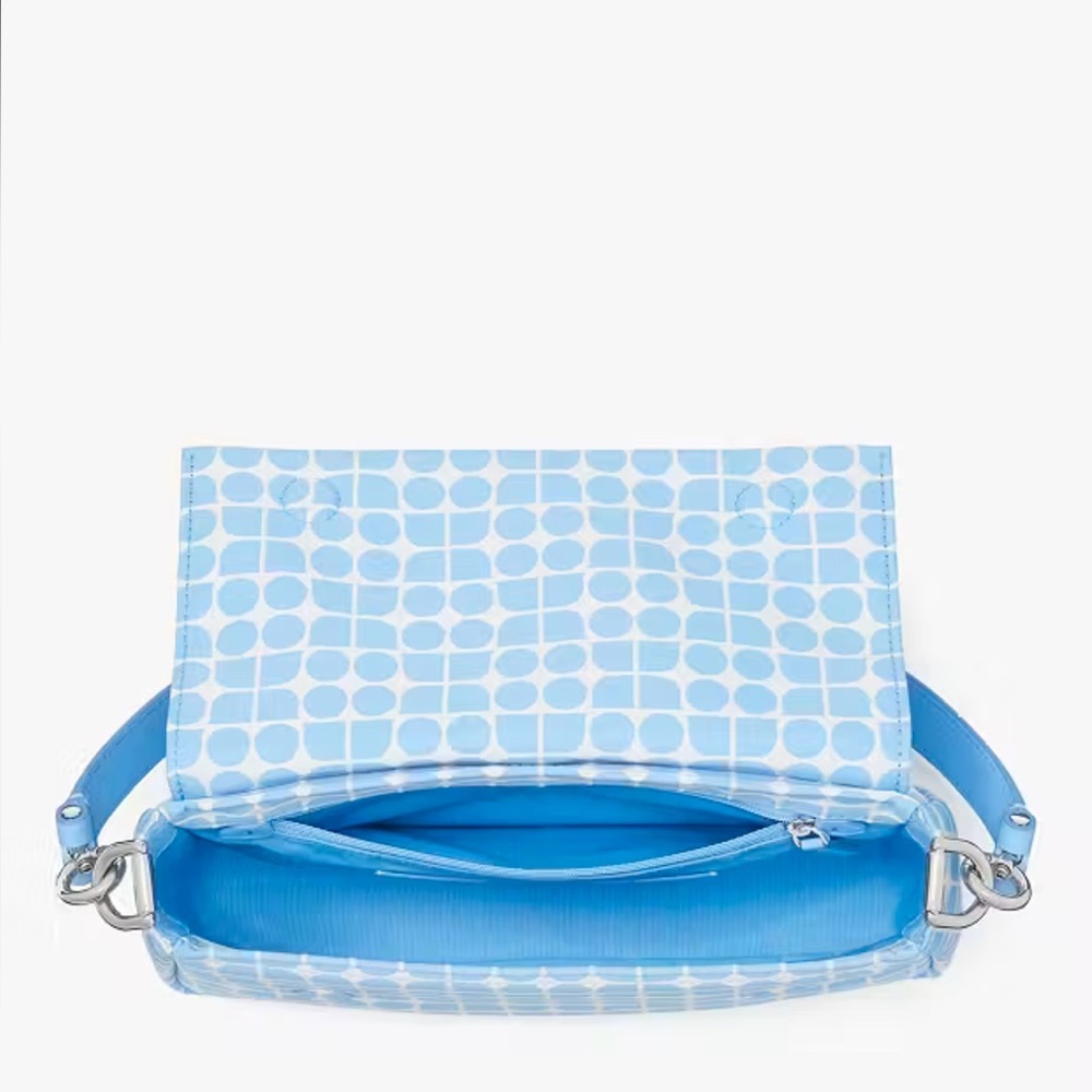 Kate Spade Noel Jacquard Convertible Crossbody Canvas XBody Shoulder
Astral Blu - Picture 6 of 16